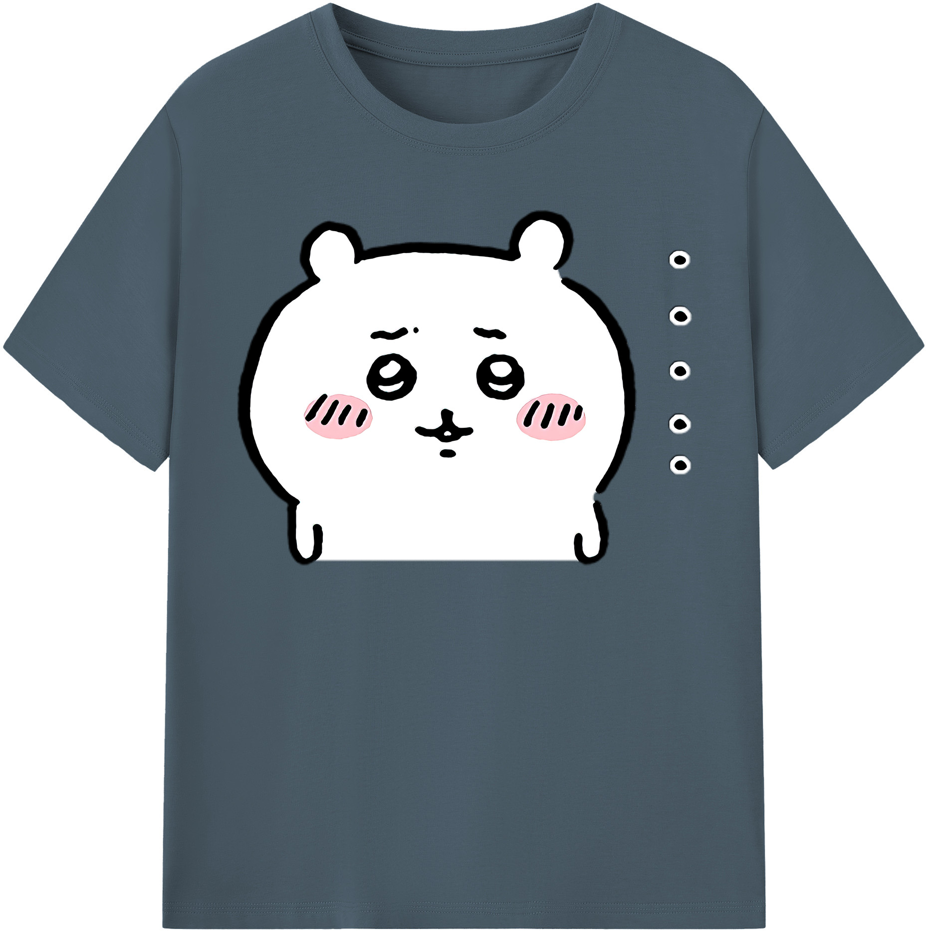 （画像用） ちいかわ ちいかわ Chii-kawa chiikawa 綿100％半袖Tシャツ（フロントプリント）
